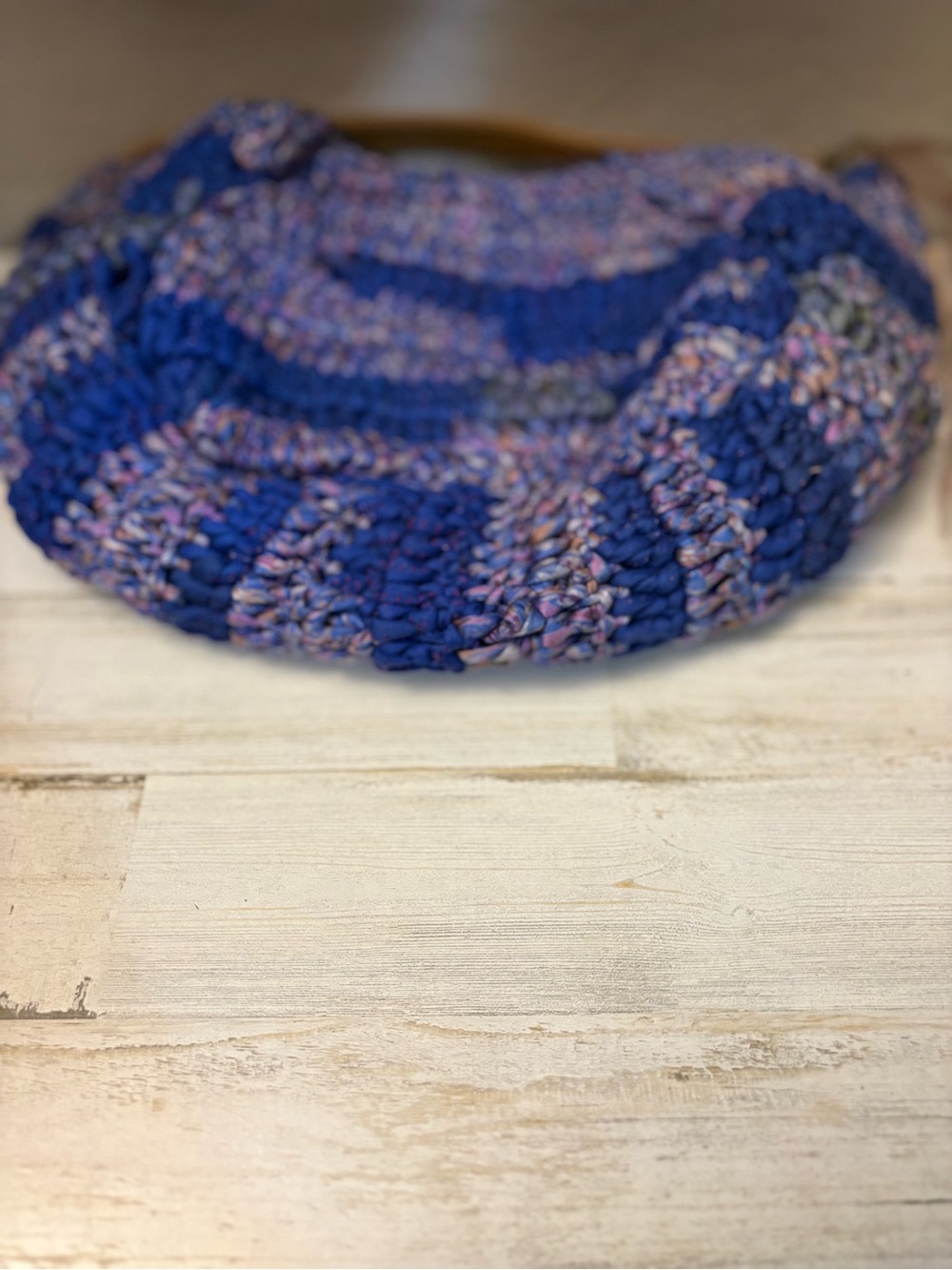 Vintage Chan Luu Crocheted Silk Hobo Bag- One of a Kind With Original Tag - Picture 6 of 7